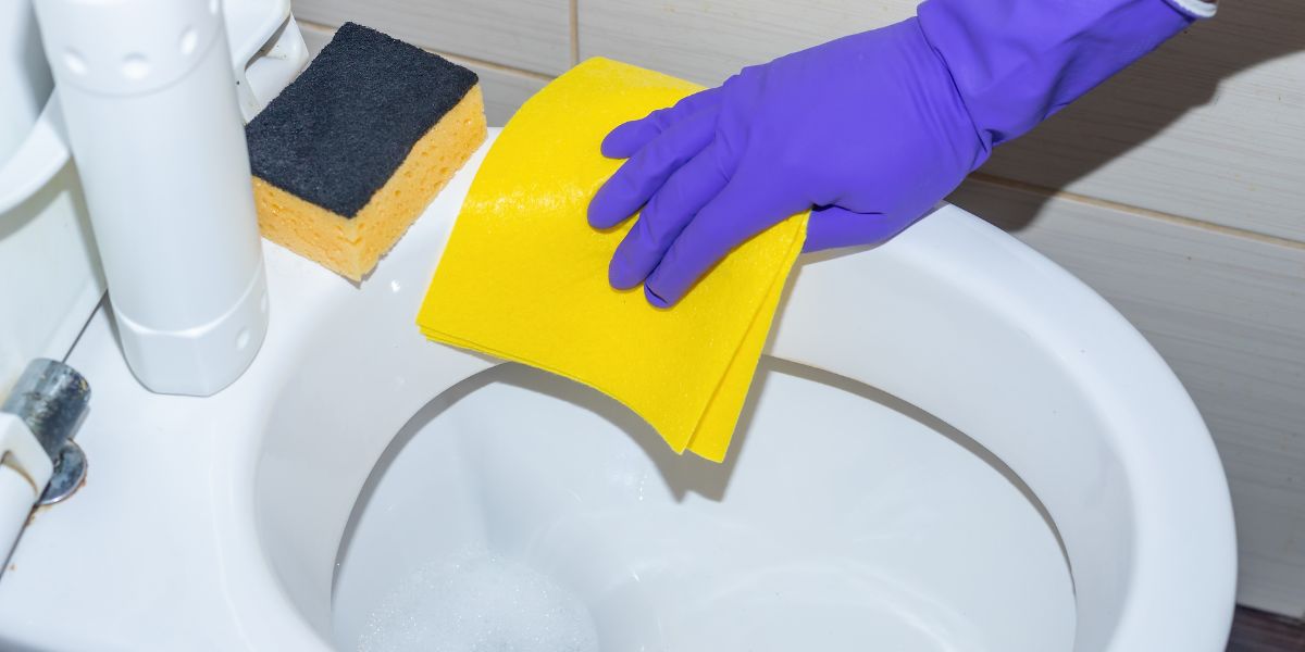 Cleaning a Toilet without Scrubbing