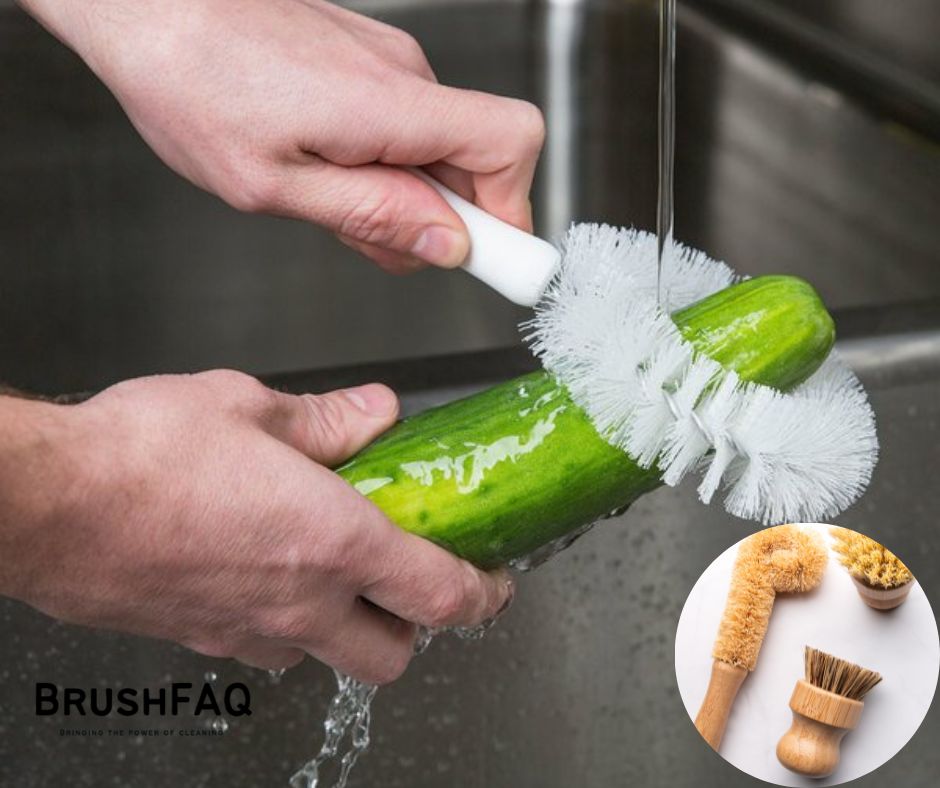 Scrub Brush for Cleaning Fruits and Vegetables
